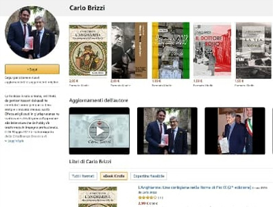Amazon pagina autore carlo brizzi